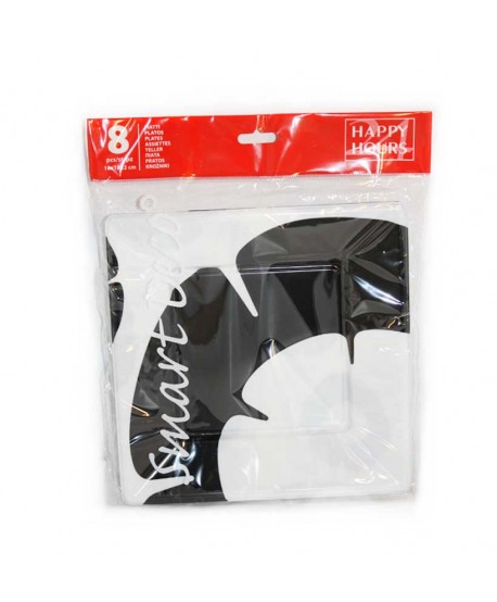 PLATOS 8U.FIORENEVE SDPSQ18W-B 18X18X2CM.