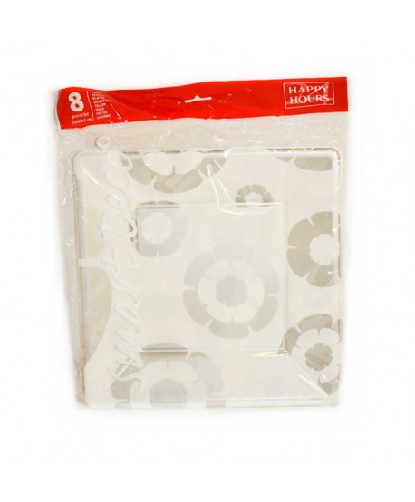 PLATOS 8U.FIORENEVE SDPSQ23W-S 23X23X2CM
