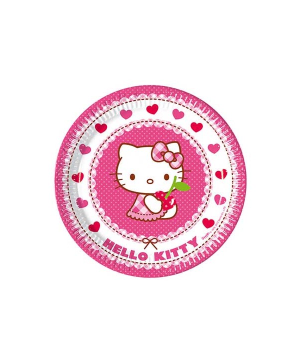 HELLO KITTY PLATOS 19,5CM 8UN.