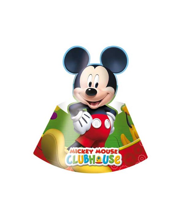 MICKEY PARTY GORROS 6UN.