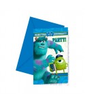 MONSTERS UNIV.INVITACIONES 6UN.