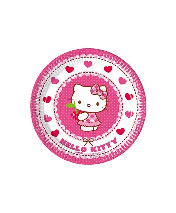HELLO KITTY PLATOS 23CM 8UN.