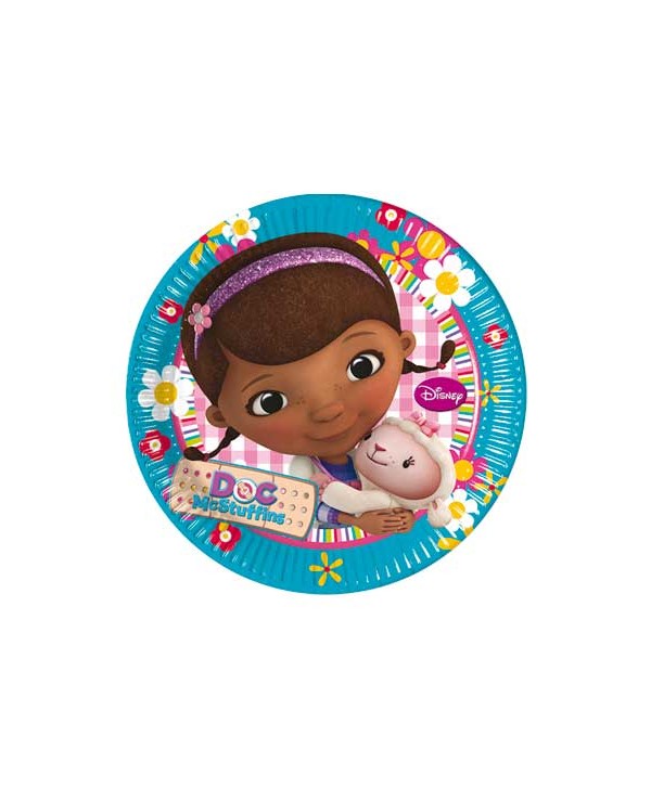 DOCTORA JUGUETES PLATOS 19,5CM 8U.