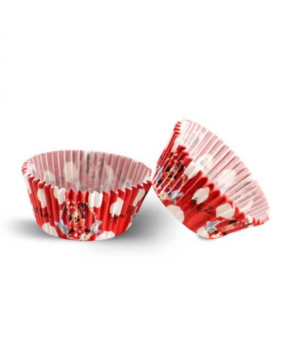 CAKE CAPSULAS CUPCAKE MINNIE 50UN.REF.339005