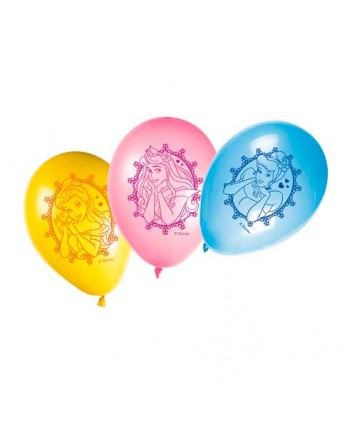 PRINCESAS GLAMOUR GLOBOS 8UN.REF.16816