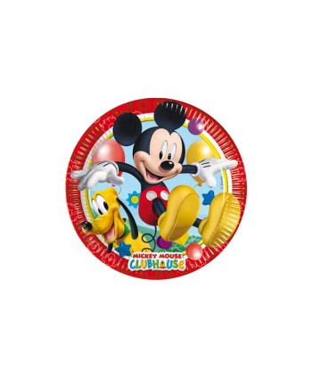 MICKEY PLAYFUL PLATOS 19,5CM.8UN.REF.16137
