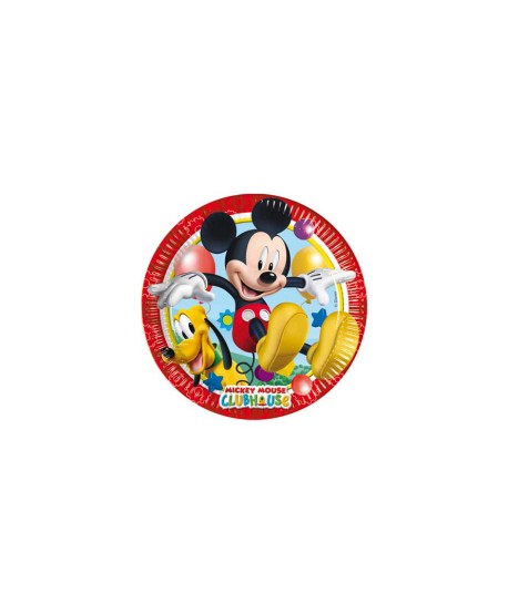 MICKEY PLAYFUL PLATOS 19,5CM.8UN.REF.16137