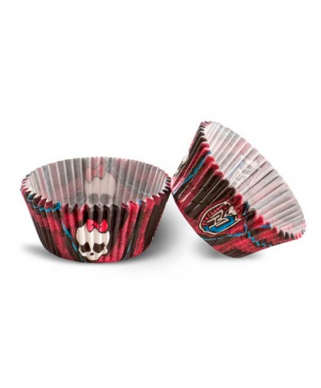 CAKE CAPSULAS CUPCAKE MONSTER HIGH 50UN.REF.339006