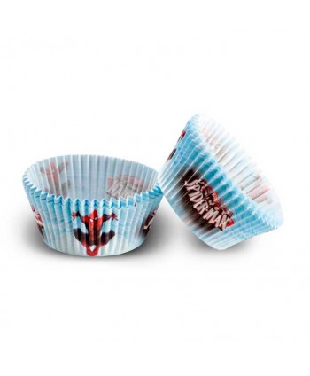 CAKE CAPSULAS CUPCAKE SPIDERMAN 50UN.REF.339008