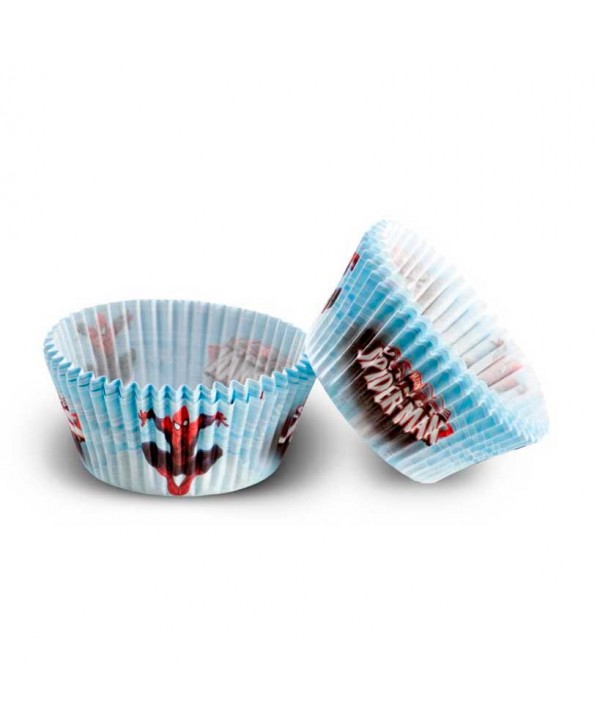 CAKE CAPSULAS CUPCAKE SPIDERMAN 50UN.REF.339008