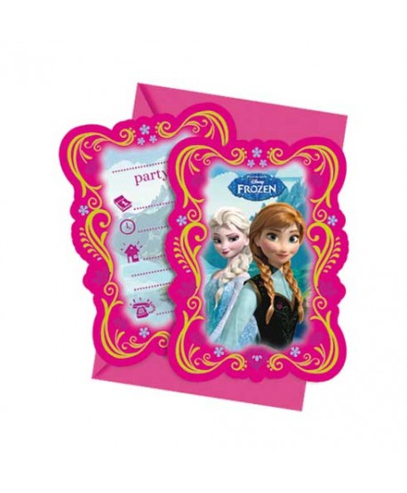 FROZEN INVITACIONES 6UN.