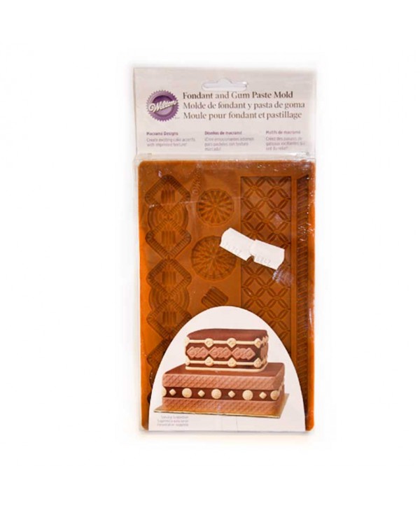CAKE MOLDE FONDANT MACRAME 12,5CM.REF.526242