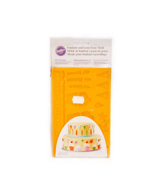 CAKE MOLDE FONDANT FIESTA INFANTI12,5CM.REF.526240