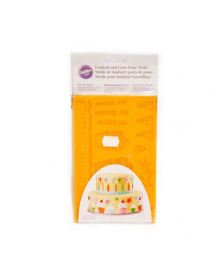 CAKE MOLDE FONDANT FIESTA INFANTI12,5CM.REF.526240