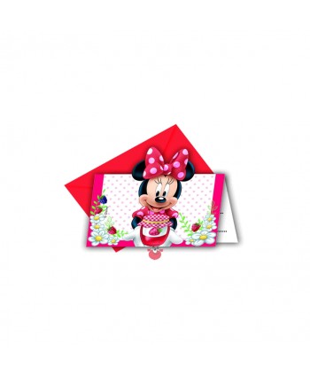 MINNIE LUNARES INVITACIONES 6UN.