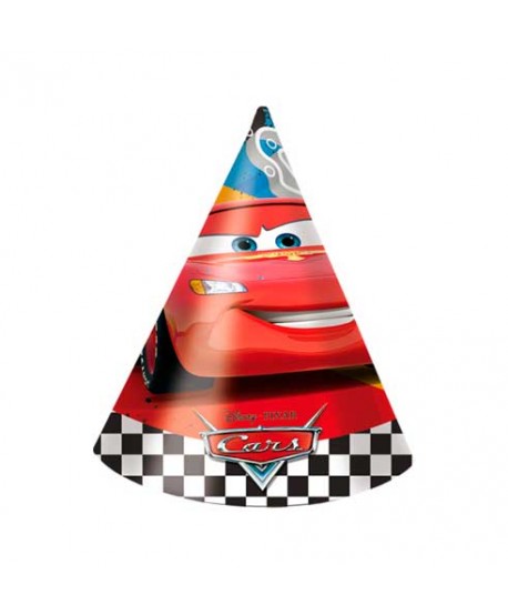 CARS GORROS 6UN.