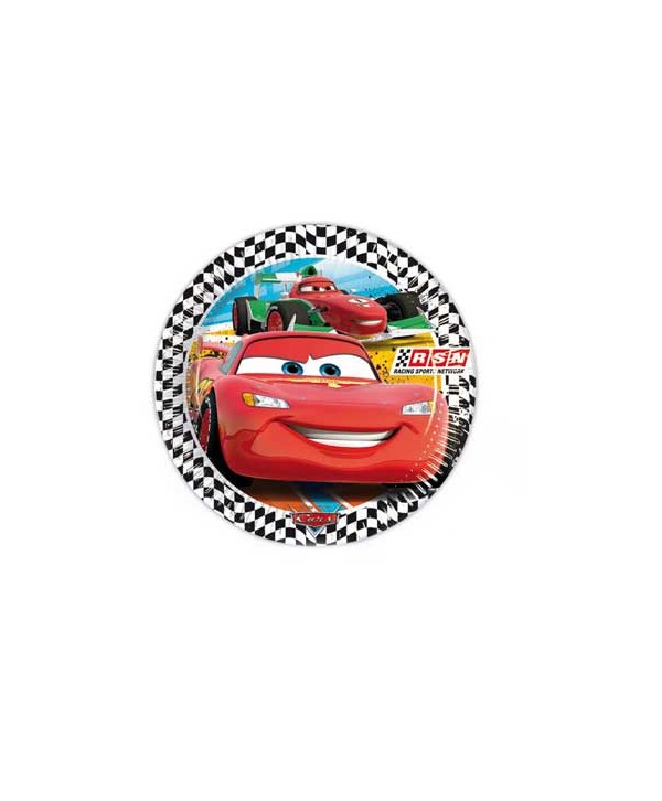 CARS PLATOS 19,5CM 8UN.