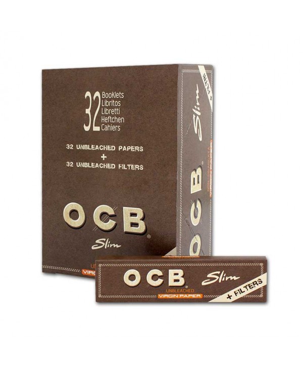 OCB PAPEL + FILTROS TIPS VIRGIN SLIM 32U. VP06093
