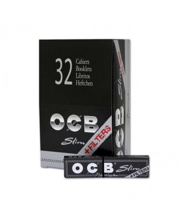 OCB PAPEL + FILTROS TIPS PREMIUM SLIM 32U. MP06068