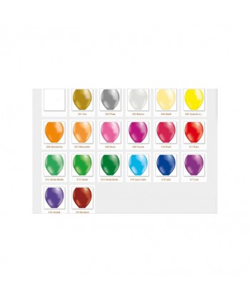 GLOBOS METALIZADOS SURTIDOS 50UN.ART.14-T