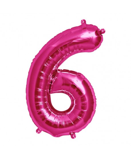 GLOBO FOIL 34" 87CM MAGENTA NO6