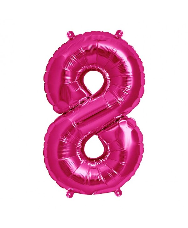 GLOBO FOIL 34" 87CM MAGENTA NO8