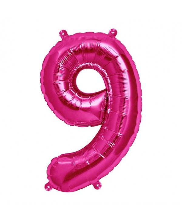 GLOBO FOIL 34" 87CM MAGENTA NO9
