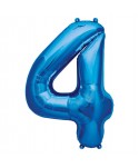 GLOBO FOIL 34" 87CM AZUL NO4
