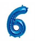 GLOBO FOIL 34" 87CM AZUL NO6