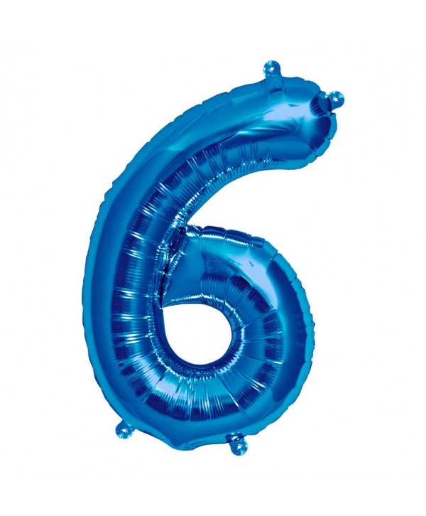 GLOBO FOIL 34" 87CM AZUL NO6