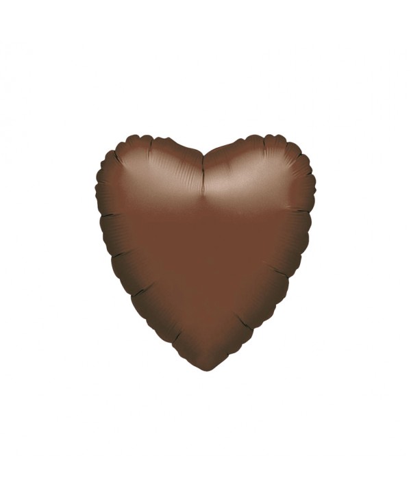 GLOBO FOIL 18" CORAZON CHOCOLATE