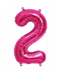 GLOBO FOIL 34" 87CM MAGENTA NO2
