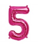 GLOBO FOIL 34" 87CM MAGENTA NO5