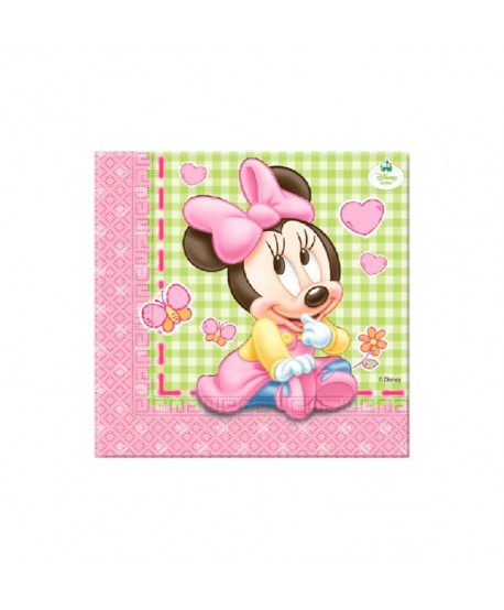 BABY MINNIE SERVILLETAS 20UN.