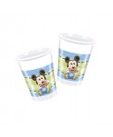 BABY MICKEY VASOS 8UN.