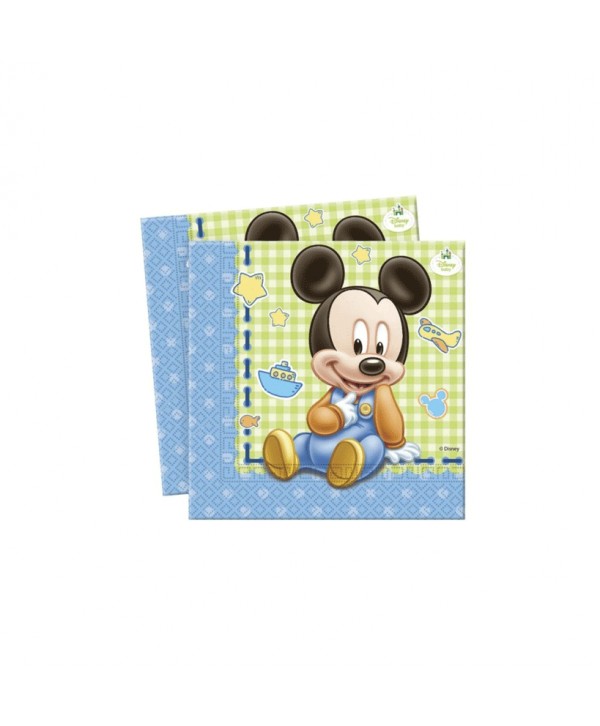 BABY MICKEY SERVILLETAS 20UN.