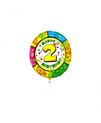 GLOBO FOIL REDONDO 21" NO 2- JIRAFA