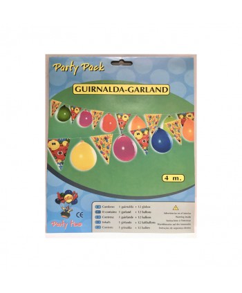 PARTY SORPRESA  BANDERINES SMILEY ART.PA-55 4M.
