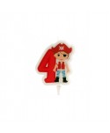 VELA PIRATAS NO4 7CM. 12UN.REF.345259