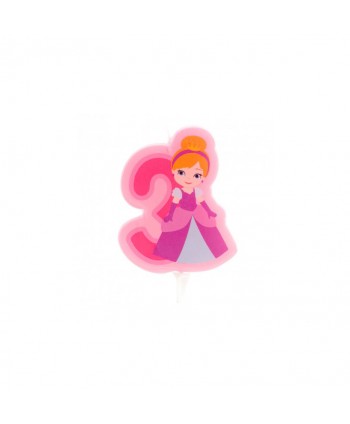 VELA PRINCESA NO3 7CM.12UN.REF.345263