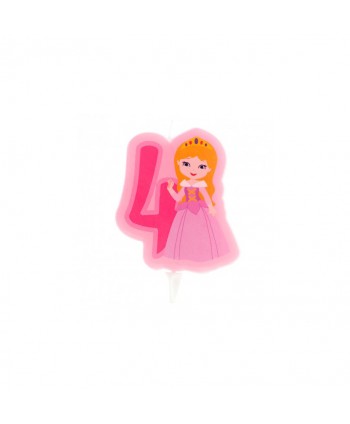 VELA PRINCESA NO4 7CM.12UN.REF.345264