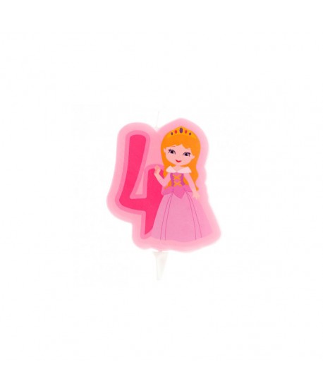 VELA PRINCESA NO4 7CM.12UN.REF.345264