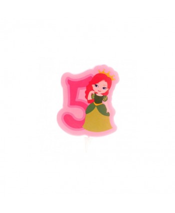 VELA PRINCESA NO5 7CM.12UN.REF.345265