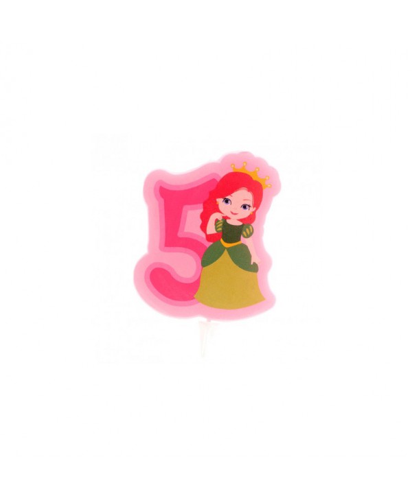 VELA PRINCESA NO5 7CM.12UN.REF.345265