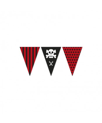 BANDERAS TRIANGULAR PIRATA COD.25801