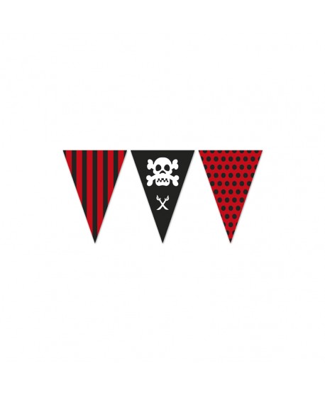BANDERAS TRIANGULAR PIRATA COD.25801
