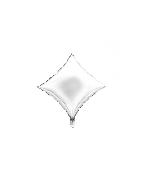 GLOBO FOIL 18" DIAMANTE PLATA