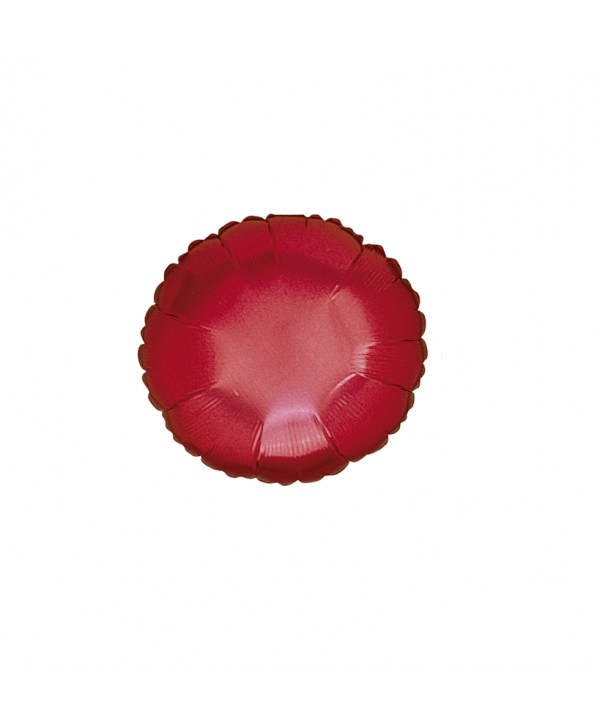 GLOBO FOIL 18" REDONDO ROJO