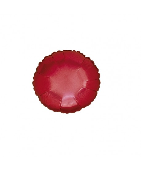 GLOBO FOIL 18" REDONDO ROJO