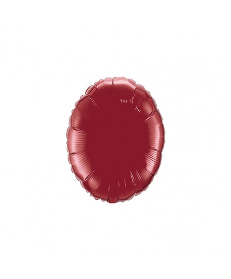 GLOBO FOIL 18" REDONDO BURDEOS